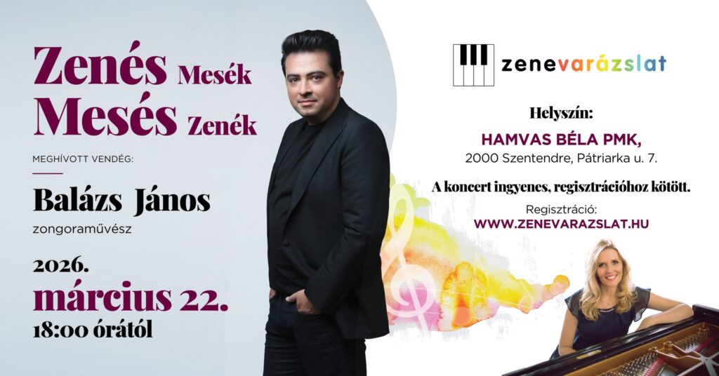 Kiemelt kép a ZENÉS MESÉK, MESÉS ZENÉK Balázs János zongoraművésszel című eseményhez