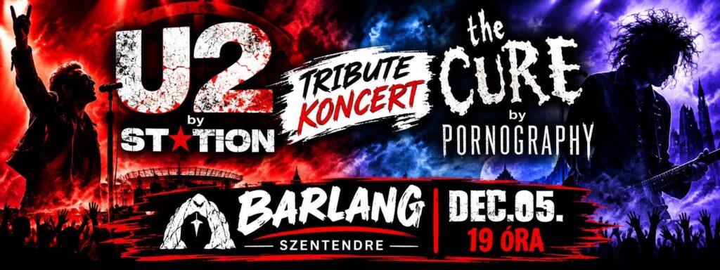 Kiemelt kép a Station vs. Pornography // U2 vs. Cure tribute est // Barlang című eseményhez